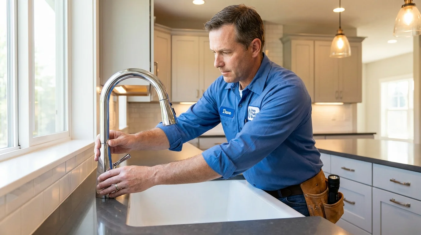 Kitchen faucet installation by Johns Plumbing LLC in Markham