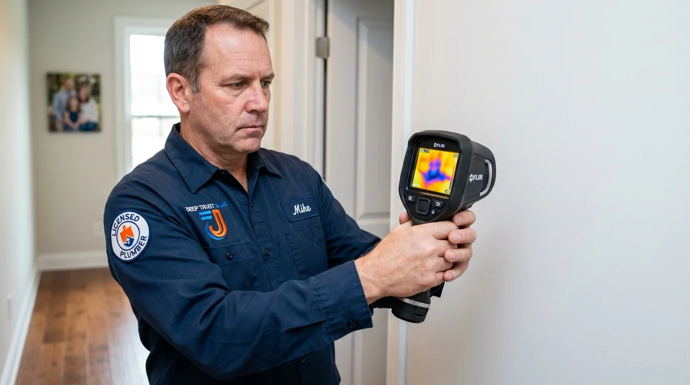 Thermal imaging leak detection by Johns Plumbing LLC in Markham